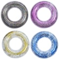 Miniatyrbilde 10 av 10: Transparent Glitter Pool Foats Badering GULL gold 90