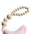 Miniatyrbilde 5 av 5: Tre dusk anheng nett seng gardin tieback hengende rosa stjerne ornament