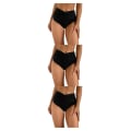 Miniatyrbillede 1 af 5: 1/2/3 Dame badebukser Pool Party Dame badetøj Snorkling Black S 3PCS