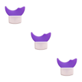Miniatyrbild 3 av 5: 2/3/5 Multifunktion Eyeliner Stencils Silikon Mall Lazy Purple 5.7 x 5cm 3Set