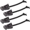 4-pack Molle Web Dominators med elastisk snöre, slitstark taktisk