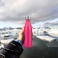 Miniatyrbild 5 av 5: 500 ml isolerad vattenflaska, dubbelväggig vakuumflaska i rostfritt stål Håll 24 timmar kall & 18 timmar varm - BPA-fri