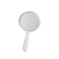 Miniatyrbillede 5 af 5: Makeup Håndspejl Dobbeltsidet 3x 1x Rund (transparent) højopløselig makeupspejl