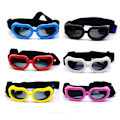 Miniatyrbillede 5 af 11: Små Hunde Solbriller Goggles GUL yellow