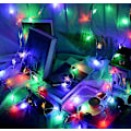 Pikkukuva 1 / 5: Häät Keijuvalot Festons Led String Lights Tähtiseppele Ikkunaverho Sisustus Syntymäpäiväjuhlat Valaistustarvikkeet colored light 2M