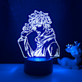 Miniatyrbillede 3 af 6: Anime Spell Fighting Gojo Satoru 3D LED Natlampe