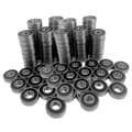 100-pack 608-lager, 8x22x7mm kullager fetttätning montering rullskridskolager
