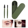 Miniatyrbillede 2 af 5: 2 stk/karton Silikone øjenvippebørste til rengøring af makeup Mascara øje Gray