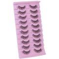 Miniatyrbilde 5 av 9: Løsvipper Faux Mink Lashes Falske øyevipper