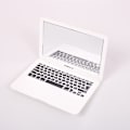Miniatyrbilde 5 av 5: 1 stk Laptopformet sminkespeil, mini lommespeil, bærbar C