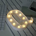 Miniatyrbild 2 av 5: Dekorativ LED Light Up Number, Light Up Number Skylt för Nattljus Bröllop Födelsedagsfest Jul Hem Bar - Letter Lights-Q