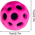 Miniatyrbilde 4 av 5: Ekstremt høy sprettball & poplyd Meteor romballleke, pop sprettball Gummi sprettball Sensorisk ball for barn Voksne Yellow
