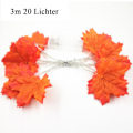 Miniatyrbild 1 av 5: Autumn Maple Leaf Garland Maple Leaf Fairy Lights 3 AA-batteri 3 meters 20 lights