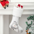 Miniatyrbilde 4 av 10: Hvite julestrømper Juleanheng PINGVIN PINGVIN Penguin