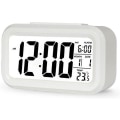 Miniatyrbild 1 av 4: Smart digital väckarklocka LED-display med stor temperatur LCD-display