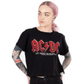 Miniatyrbillede 4 af 4: AC/DC Dame/Dame Let There Be Rock T-shirt Sort Black XXL