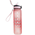 Pikkukuva 1 / 5: 1000 ml ilmainen motivoiva urheilukannu aikamerkinnällä Fitness Gradient -värimuki Himmeä vesipullo ulkokäyttöön Style 9