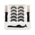 Miniatyrbild 9 av 11: Magnetiska ögonfransar och eyeliner Kit 5 par naturligt utseende lösögonfransar med magnetisk eyeliner pincett Lätt att applicera 4