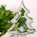 Miniatyrbilde 2 av 5: 5 stk Transparente juletrekuler