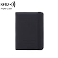 Miniatyrbilde 2 av 5: RFID passveske Reise-læretui Case svart black