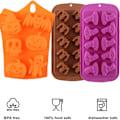 Miniatyrbillede 3 af 5: Halloween-forme Chokoladeforme style 2