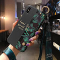 Miniatyrbillede 1 af 5: Applicer på smukt etui til Iphone 11 12 13 14 Pro Max 12mini Se 2020 7 8 Plus X Xs Max Soft Phone Holder Case Cover Mobiltelefon C