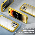 Miniatyrbild 7 av 8: Miracase Glass Series Designad för iPhone 14 Pro Max Case 6,7 tum, [2023 Upgrade] Bumper Case med inbyggd 9H härdat glas Scr Lemon Yellow