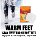 Miniatyrbild 8 av 10: Bärbar varm fotplåster Självuppvärmande innersula Paste Multipurpose Body Foot Warmer Sticker för vinter 14pcs