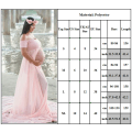 Miniatyrbilde 3 av 3: Ode Slit Gravid Langt Skjørt Temperament Strand Lang Kjole Pink M