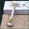 Miniatyrbild 3 av 6: Hudvård Quartz Stone Natural Facial Jade Roller Set 2