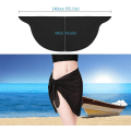 Miniatyrbilde 2 av 5: 2 stk. Beach Wrap Sarong, Svart Hvit Halv Beach Cover Up Saronger Og Wraps