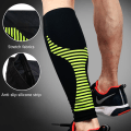 Miniatyrbild 2 av 11: Sport Kompression Vad ärmar Benstrumpa för unisex löpare Shin Splint Varicose Black XL