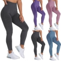 Miniatyrbild 2 av 8: Kvinnor Tight Yoga Byxor Gym Outfits Träningskläder Fitness Sport Light Bean Paste L
