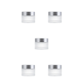 Miniatyrbild 1 av 5: 2/3/5 Multipurpose Matt Cosmetic Face Jar - Hållbar och silvery 50g,1 5PCS