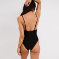 Miniatyrbilde 3 av 5: V-ringet Halter One Piece Badedrakt for damer (FMY)