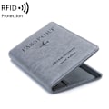Miniatyrbilde 3 av 4: RFID passveske Reise-læretui Case blå blue