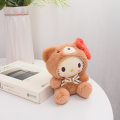 Miniatyrbilde 1 av 5: Pochacco Cinnamoroll Kuromi Plysj Nøkkelring Kawaii Sanrioed Anime Tegneserie Anheng Tilbehør Søte dokkeleker Kts Kattegaver 2
