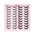 Miniatyrbild 7 av 11: Falska fransar Lösögonfransar Cat-Eye Fransar Faux Mink Fransar Naturligt utseende Fluffiga Wispy fransar som ser ut som förlängningar 3