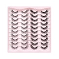 Pikkukuva 7 / 11: Tekoripset Irtoripset Cat-Eye Ripsienpidennykset Tekominkkiripset Luonnollisen näköiset Muhkeat Wispy-ripset, jotka näyttävät pidennyksiltä 3