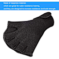 Miniatyrbild 3 av 5: 2 par simhandskar Aquatic Swim Training Handskar Neopren Handskar Webbed Fitness Vattentäthetsträning