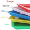 Miniatyrbilde 5 av 6: 15 stk. håndverksbrett i plast, 34 x 25 x 2,6 cm Flerfarget plastbrett, aktivitetsbrett, rektangulært plastbrett (5 farger)