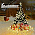 Miniatyrbild 2 av 5: Christmas Tree String Lights, 2m*16 400LED Christmas Lights med 8 lägen Vattentät Memory Timer Jul String Lights Ugn utomhus Christ Sunmostar
