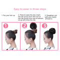 Miniatyrbilde 6 av 8: Synthesis Claw Clip Chignon Extension Clip Hårstykke krøllete hår 3