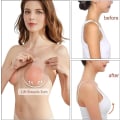 Miniatyrbild 4 av 5: Nippelskydd（S） Återanvändbara självhäftande behåar av silikon Push-up Br