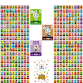 Pikkukuva 1 / 5: 3 kpl NFC-pelikortteja eläinten hoitoon, yhteensopiva Nintendo Switch Amiibo / Switch Lite / Wii U - Random
