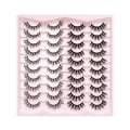 Pikkukuva 3 / 11: Tekoripset Irtoripset Cat-Eye Ripsienpidennykset Tekominkkiripset Luonnollisen näköiset Muhkeat Wispy-ripset, jotka näyttävät pidennyksiltä 9