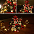 Miniatyrbild 5 av 10: 45cm LED Julgran Set Mini Bord Xmas Tree