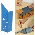 Miniatyrbild 2 av 5: 3d Regular Square Layout Mitre 45 90 Metrisk Regel - Modell: Blå