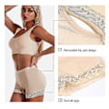 Miniatyrbillede 3 af 3: Kvinder Body Shaper Polstret Bagdel Lifter Trusser Butt Hip Enhancer Falsk Bagdel Shapwear Shorts Push Up Shorts Beige XL