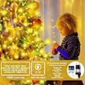 Miniatyrbild 4 av 5: Christmas Tree String Lights, 2m*16 400LED Christmas Lights med 8 lägen Vattentät Memory Timer Jul String Lights Ugn utomhus Christ Sunmostar